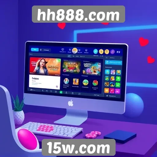 Análise da interface do usuário do site hh888.com
